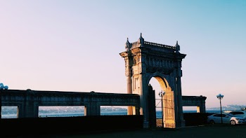 Beige Concrete Arch
