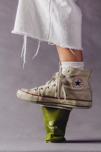 Beige Converse High-top Sneaker