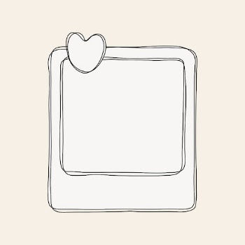 Beige frame sticker, simple doodle | Free Vector - rawpixel