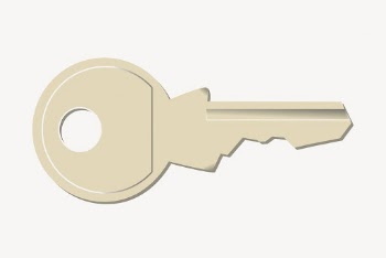 Beige key clipart, security illustration | Free PSD - rawpixel