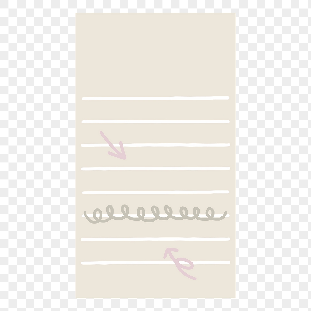 Beige notepaper png, stationery collage | Free PNG - rawpixel