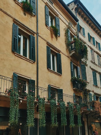 Beige Painted Buildings