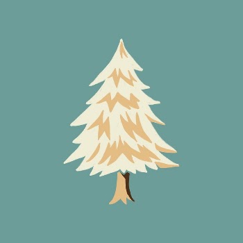 Beige pine tree collage element | Free PSD Illustration - rawpixel