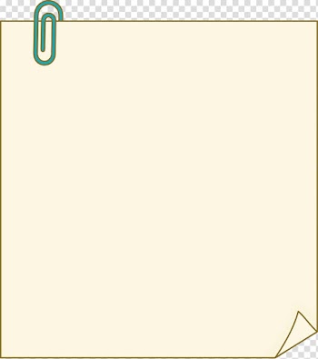 Beige printing paper with green clip illustration, Paper Text Brand frame, Clip angle post transparent background PNG clipart
