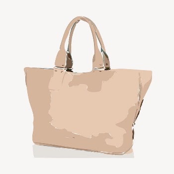 Beige women's handbag clipart, fashion | Free Vector - rawpixel