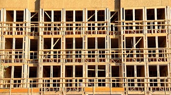 Beige Wooden Railings