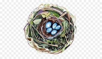 Beijing National Stadium Edible birds nest Drawing - Hand-painted nest 