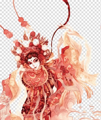 Beijing Peking opera Chinese opera Cantonese opera, Peking Opera characters transparent background PNG clipart