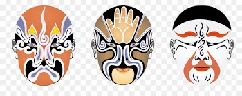 Beijing Peking opera Mask Chinese opera - Vector Facebook 