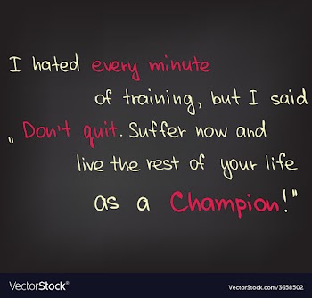 Being a champion vector image