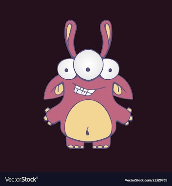 Being character fabulous kind sweet with big vector image