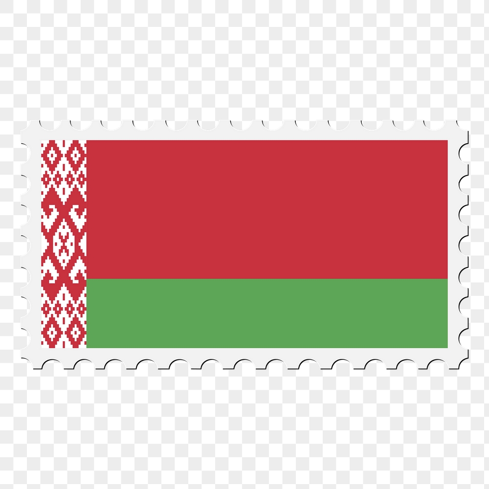 Belarus flag png sticker, postage | Free PNG - rawpixel