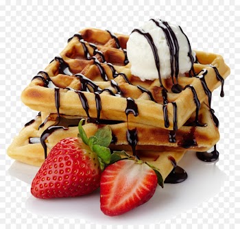 Belgian waffle Ice cream Breakfast Belgian cuisine - breakfast 