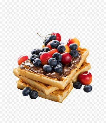 Belgian waffle Pancake Crxc3xaape Chocolate - Blueberry cherry waffles 