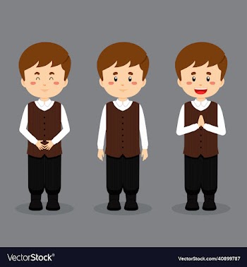 belgians character with various expression