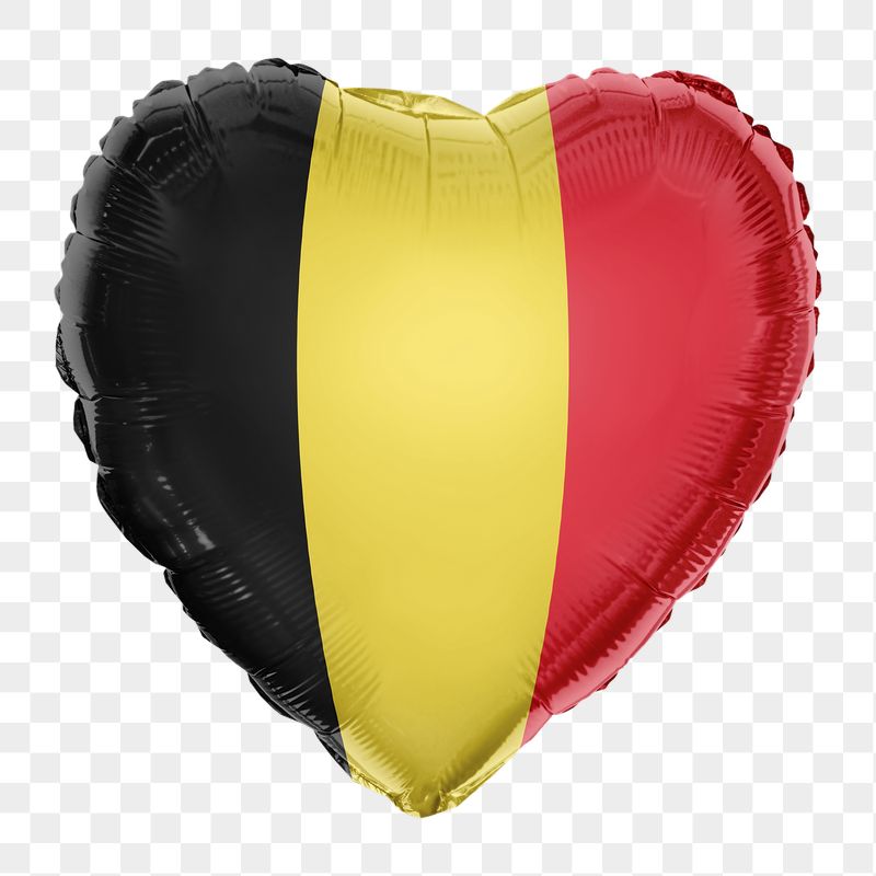 Belgium flag png balloon on transparent | Free PNG - rawpixel