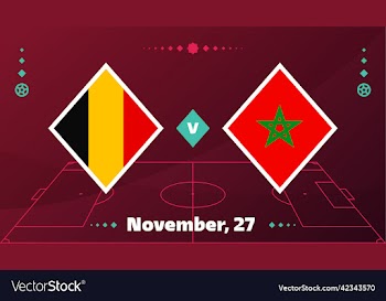 belgium vs morocco football 2022 group f world