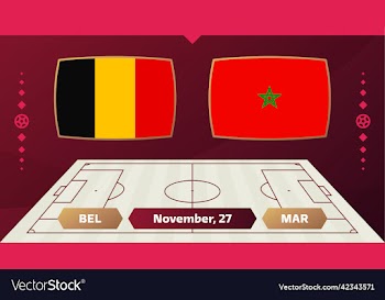 belgium vs morocco football 2022 group f world