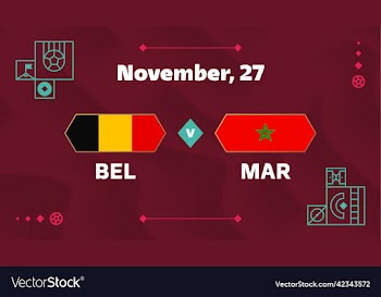 belgium vs morocco football 2022 group f world