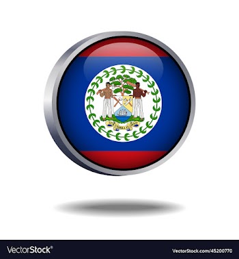 belize flag button