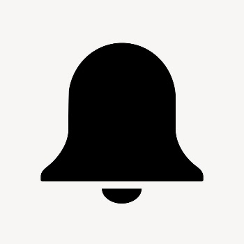 Bell, notification icon, flat graphic | Free Icons - rawpixel