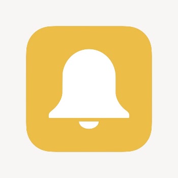 Bell, notification icon, flat graphic | Free Icons - rawpixel