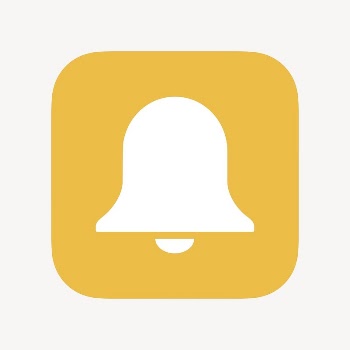 Bell, notification icon, flat graphic | Free Icons - rawpixel