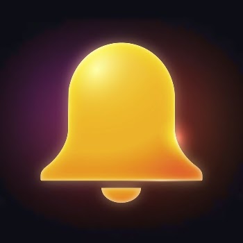 Bell, notification icon, neon glow | Free Icons - rawpixel