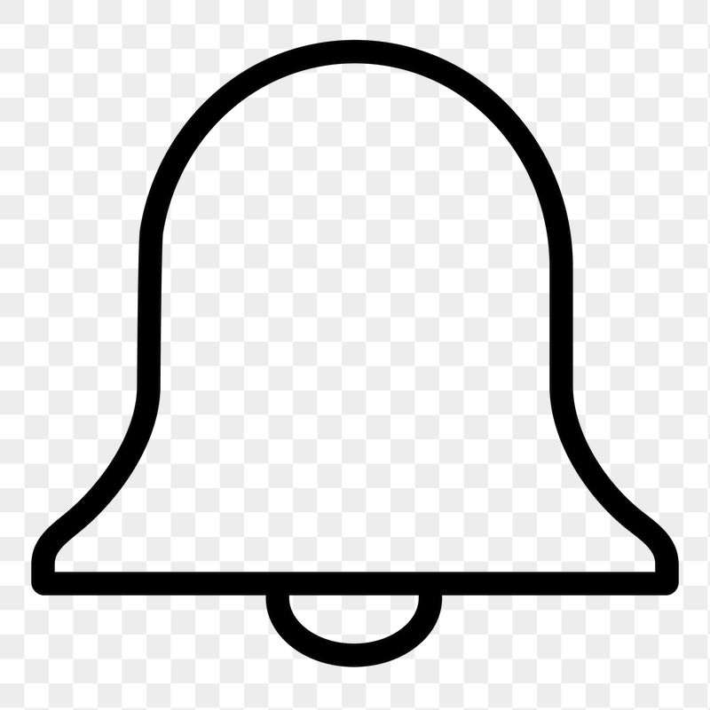Bell, notification line png icon | Free Icons - rawpixel