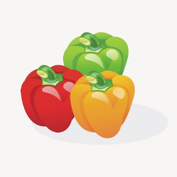 Bell pepper sticker, vegetable illustration | Free Vector - rawpixel