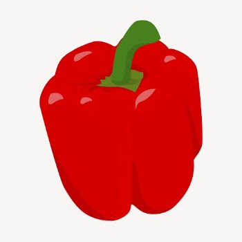 Bell pepper sticker, vegetable illustration | Free Vector - rawpixel