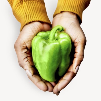 Bell pepper, vegetable, ingredient isolated | Free PSD - rawpixel