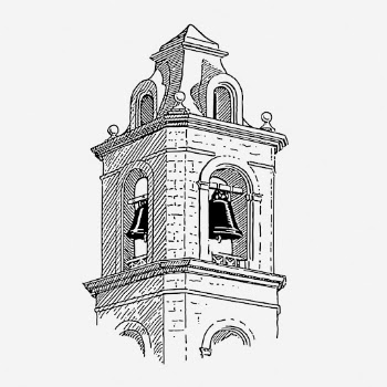 Bell tower drawing, vintage illustration. | Free Photo - rawpixel