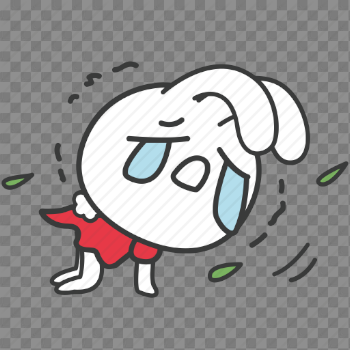 Bella, bunny, cartoon, character, lonely, rabbit, sad icon
