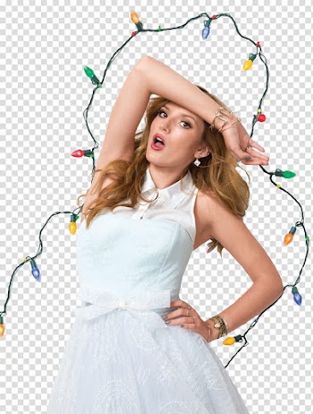 Bella Thorne christmas transparent background PNG clipart