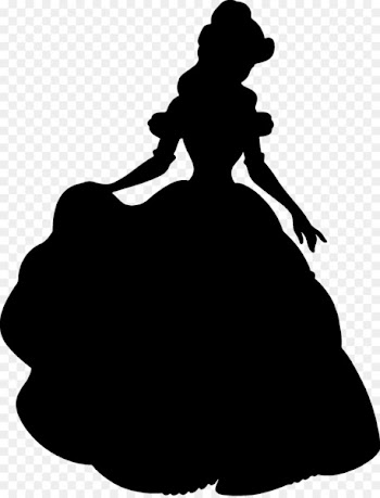 Belle Beast Disney Princess Silhouette Minnie Mouse - beauty and the beast 