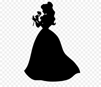 Belle Silhouette Photography Dress Beast - rose gold 