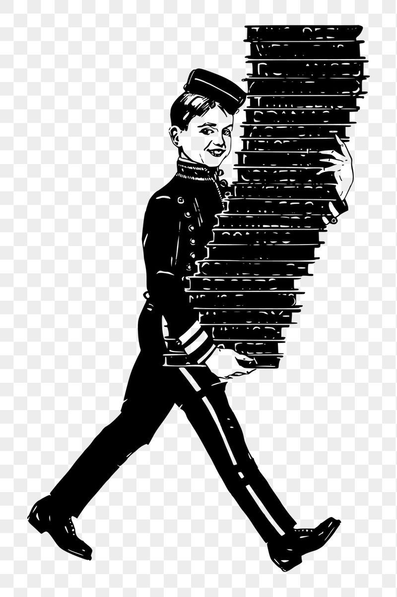 Bellhop png sticker illustration, transparent | Free PNG - rawpixel