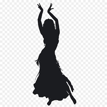 Belly dance Silhouette Royalty-free - dancing 