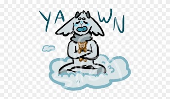 Belongs To Poofygirl A Very Tired Floof Made From All - Cartoon