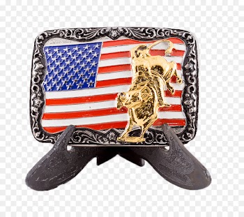 Belt Buckles Rodeo Sumetal Ind Com Botões e Fivelas de Metal Ltda Flag of the United States - rodeio 