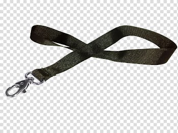 Belt Lanyard Grosgrain Ribbon Black, belt transparent background PNG clipart