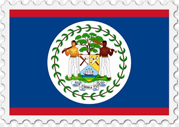 BELTRAIDE Flag of Belize Caribbean Belizeans Great Blue Hole -  