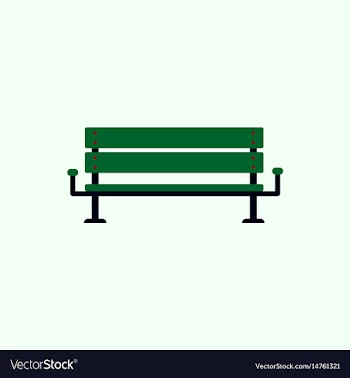 Bench icon vector image
