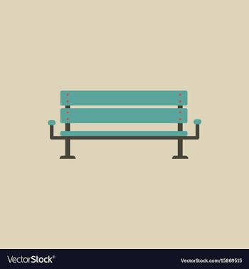 Bench icon vector image