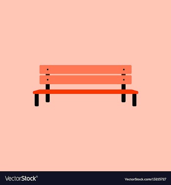 Bench vector image