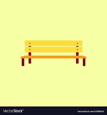 Bench vector image