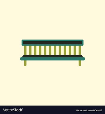 Bench vector image