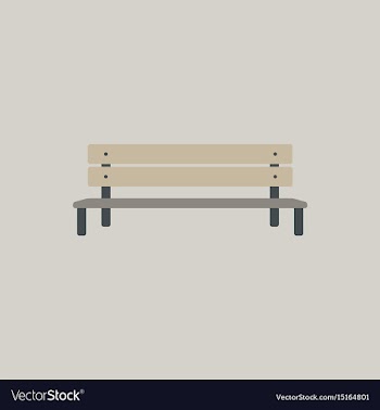 Bench vector image