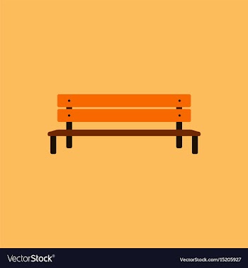 Bench vector image